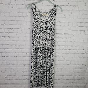 Faded Glory Black & White Dress Sz M (8-10)